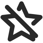 Star Off SVG Icon